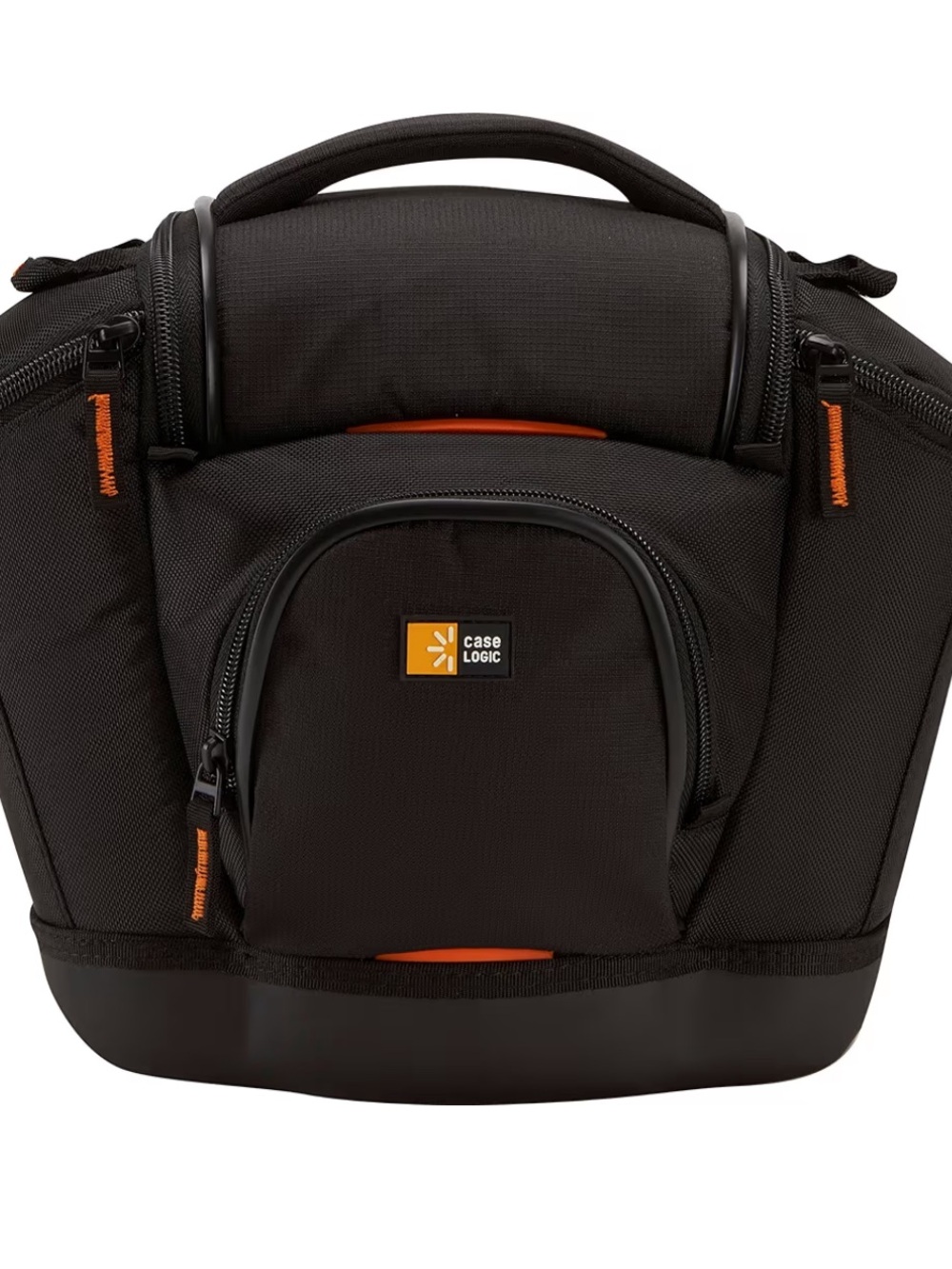 Case Logic Black SLRC-202 Medium SLR Camera Bag with Orange Accents